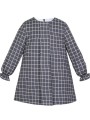 Vestido Cuadros Gris