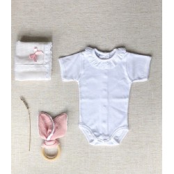 Body Cuello Batiata Manga Corta