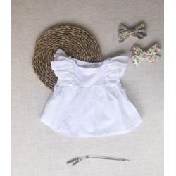 Blusa Plumeti Volante Mangas