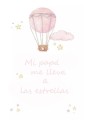 Lienzo Globo Rosa