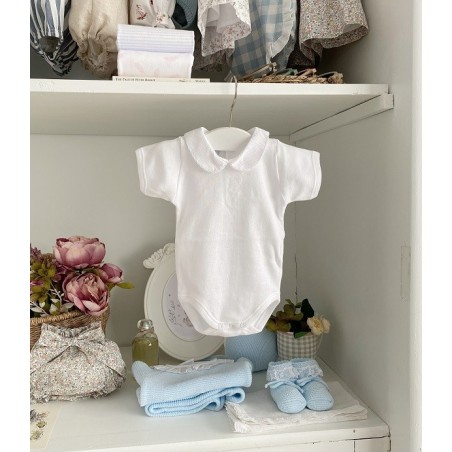 Body Cuello Bebé Manga Corta