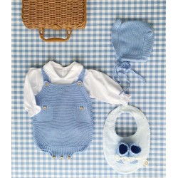 Pelele Punto Bolsillo Con Patucos