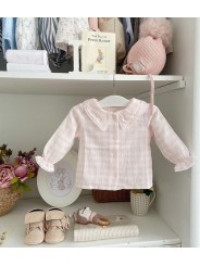 Blusa Vichy Rosa
