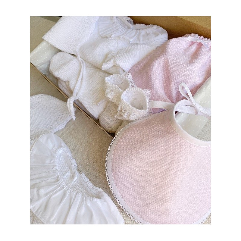 Caja Conjunto Hilo + Culetin + Patucos