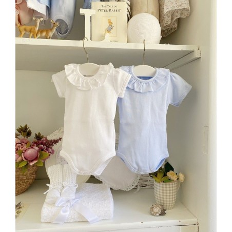 Body Cuello Volante Manga Corta