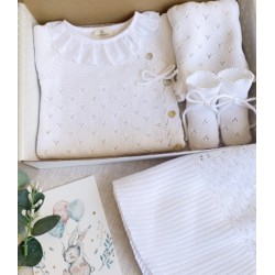 Pack Nacimiento Hilo Manga Corta + Patucos