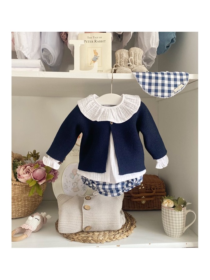 Conjunto Chaqueta Y Culetín Marino