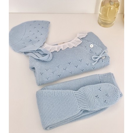 Conjunto Hilo Cuello Batista Con Polaina