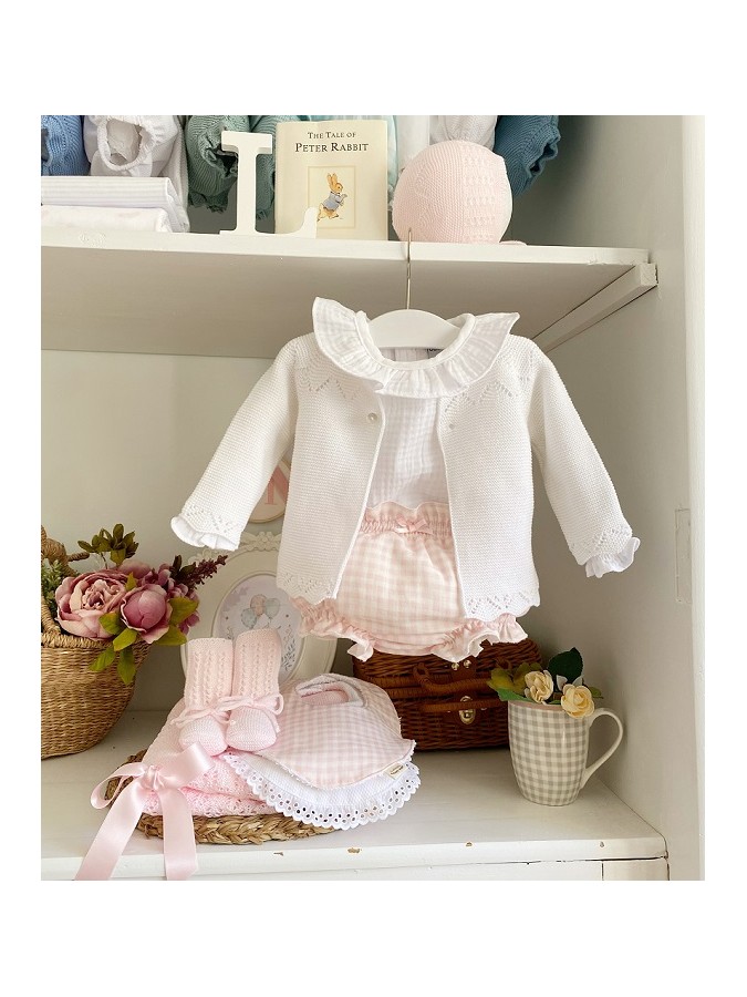 Chaqueta Hilo Canesú Calado