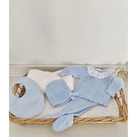 Conjunto Hilo calado Cuello Plumeti