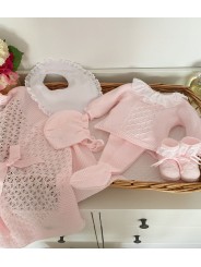 Conjunto Canastilla Cuello Plumeti