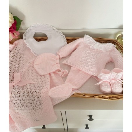 Conjunto Canastilla Cuello Plumeti